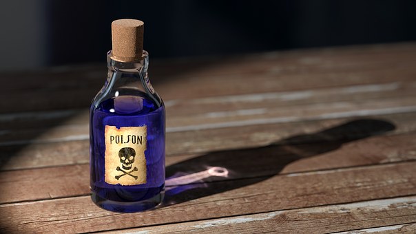 毒の瓶